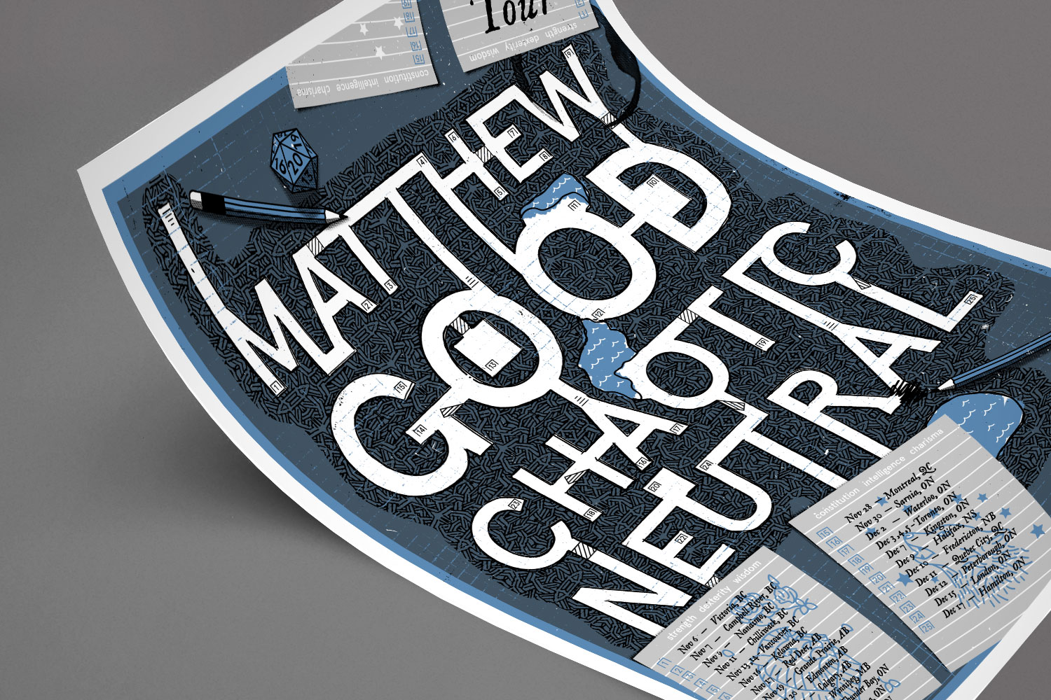 Matthew Good Chaotic Neutral Poster