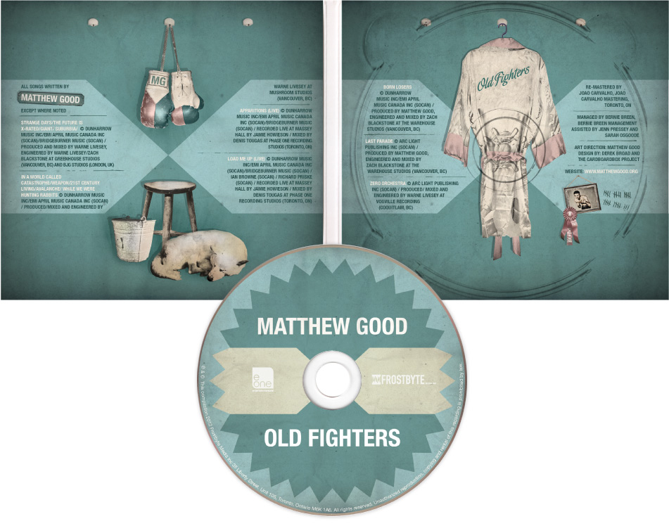 Matthew Good Old Fighters CD Design