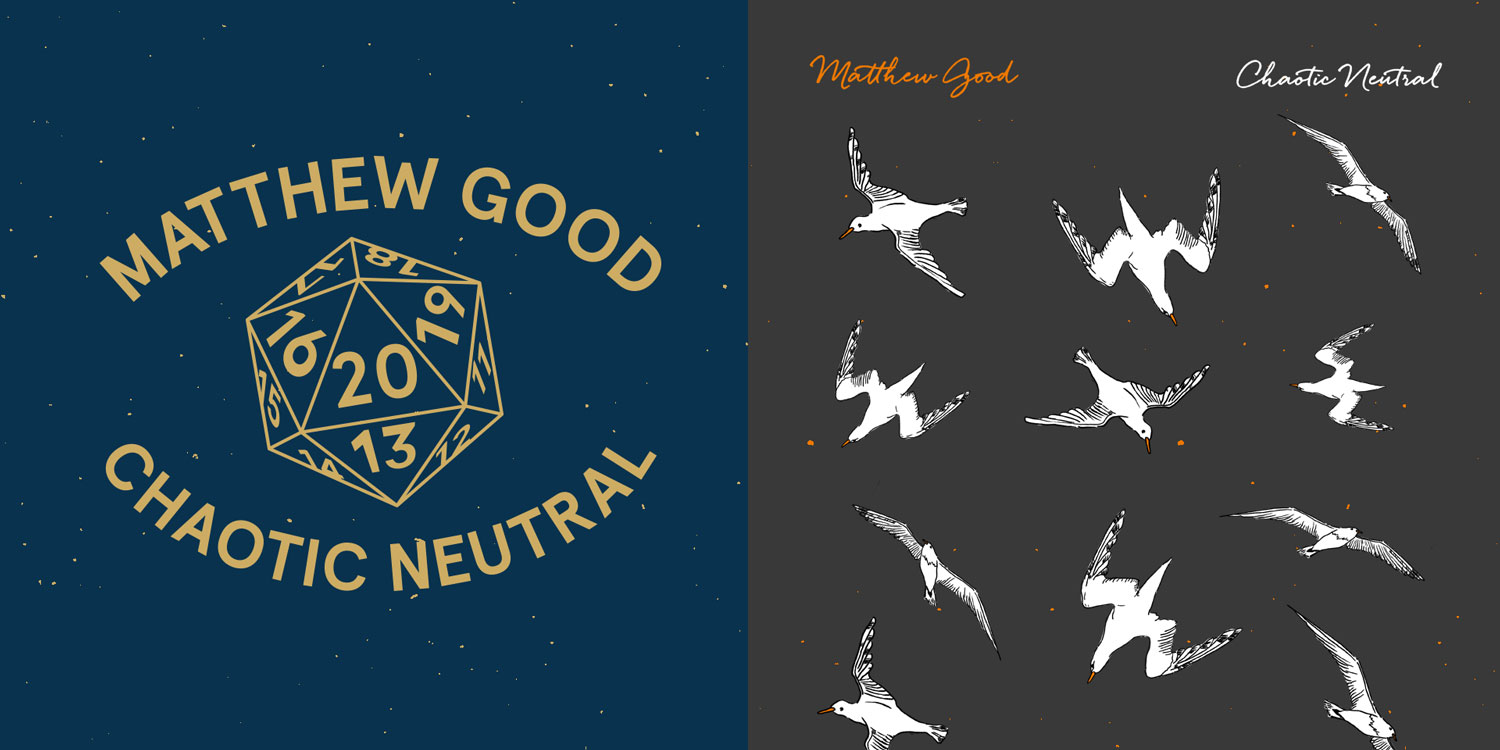 Matthew Good Chaotic Neutral t-shirt Merchandise